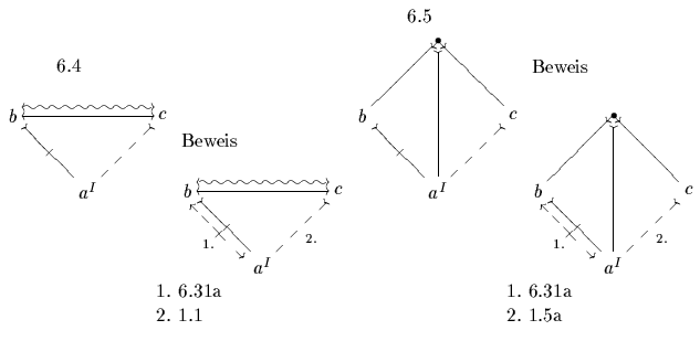 $\begin{xy}
*!C\xybox{
(30,0)\OutText{2.~1.1},
(30,5)\OutText{1.~6.31a},
(10...
...A2}
\KNichtDiversZu[@<-1ex>_{1.}]{B2}{A2}
\KArtVon[_{2.}]{A2}{C2}
}
\end{xy}$